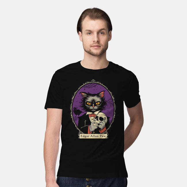 Edgar Allan Paw-Mens-Premium-Tee-vp021