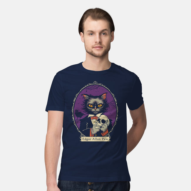 Edgar Allan Paw-Mens-Premium-Tee-vp021