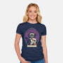 Edgar Allan Paw-Womens-Fitted-Tee-vp021