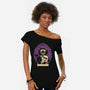 Edgar Allan Paw-Womens-Off Shoulder-Tee-vp021