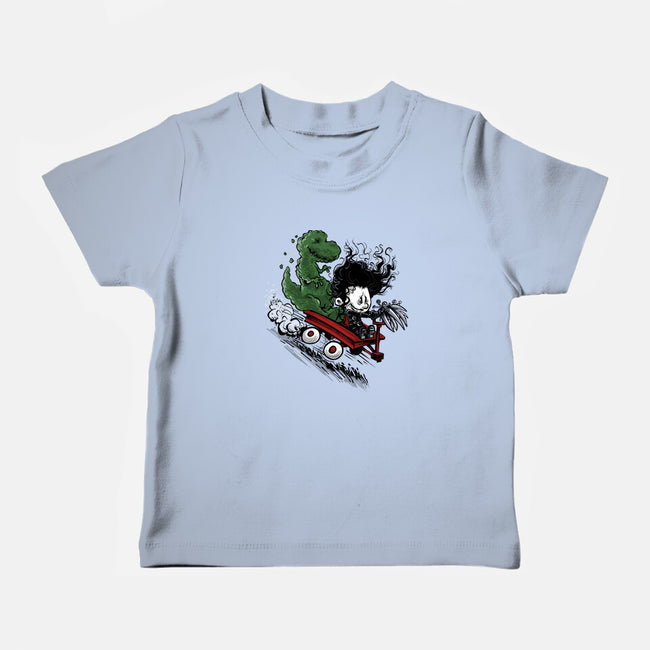 Edward And Dino-Baby-Basic-Tee-zascanauta