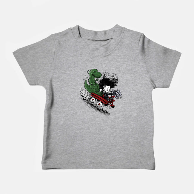 Edward And Dino-Baby-Basic-Tee-zascanauta