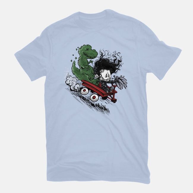 Edward And Dino-Unisex-Basic-Tee-zascanauta