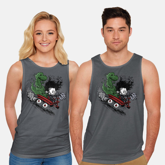 Edward And Dino-Unisex-Basic-Tank-zascanauta