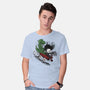 Edward And Dino-Mens-Basic-Tee-zascanauta