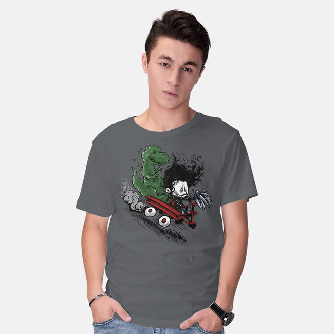 Edward And Dino-Mens-Basic-Tee-zascanauta