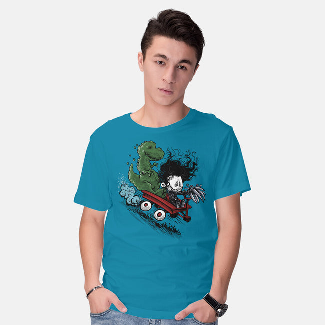 Edward And Dino-Mens-Basic-Tee-zascanauta