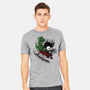 Edward And Dino-Mens-Heavyweight-Tee-zascanauta