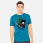 Edward And Dino-Mens-Heavyweight-Tee-zascanauta