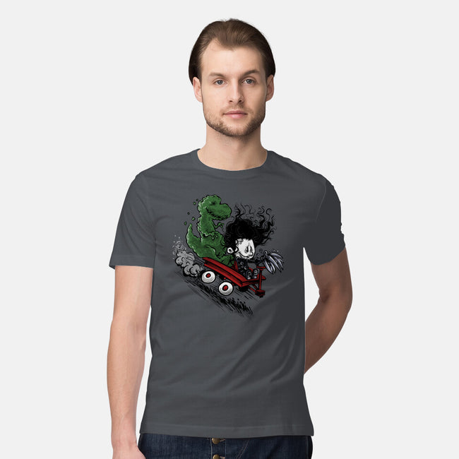 Edward And Dino-Mens-Premium-Tee-zascanauta