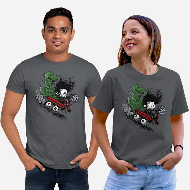 Edward And Dino-Unisex-Basic-Tee-zascanauta