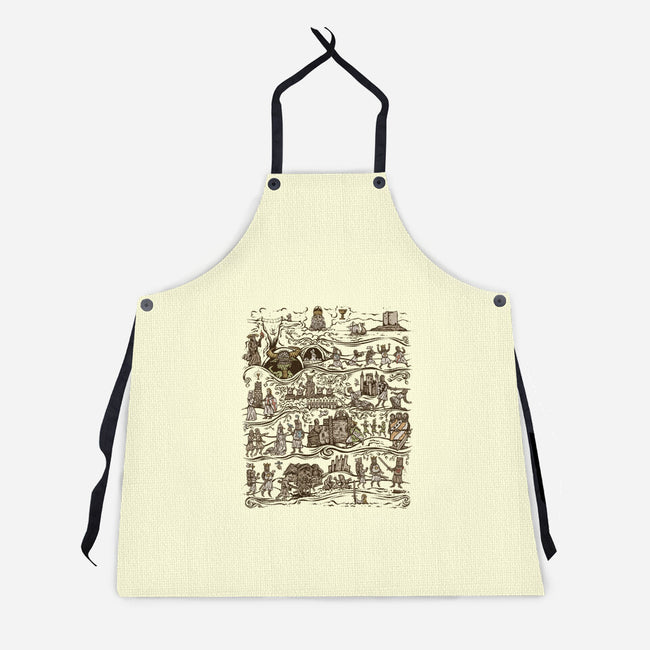 The Caerbannog Tapestry-Unisex-Kitchen-Apron-kg07