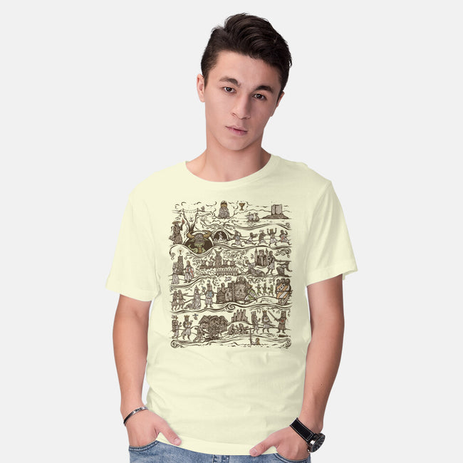 The Caerbannog Tapestry-Mens-Basic-Tee-kg07