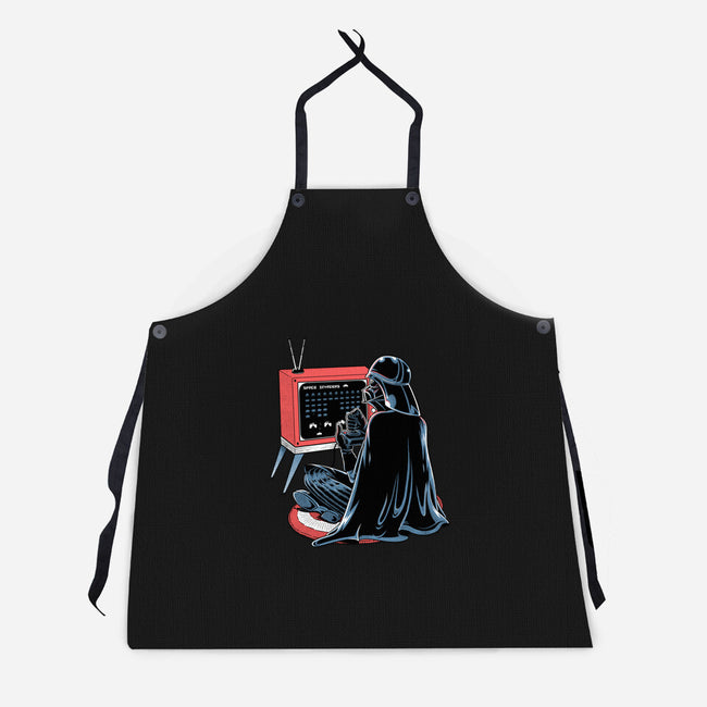 Playing Nostalgic-Unisex-Kitchen-Apron-Umberto Vicente