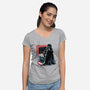 Playing Nostalgic-Womens-V-Neck-Tee-Umberto Vicente