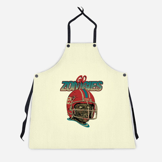 Go Zombies-Unisex-Kitchen-Apron-Hafaell