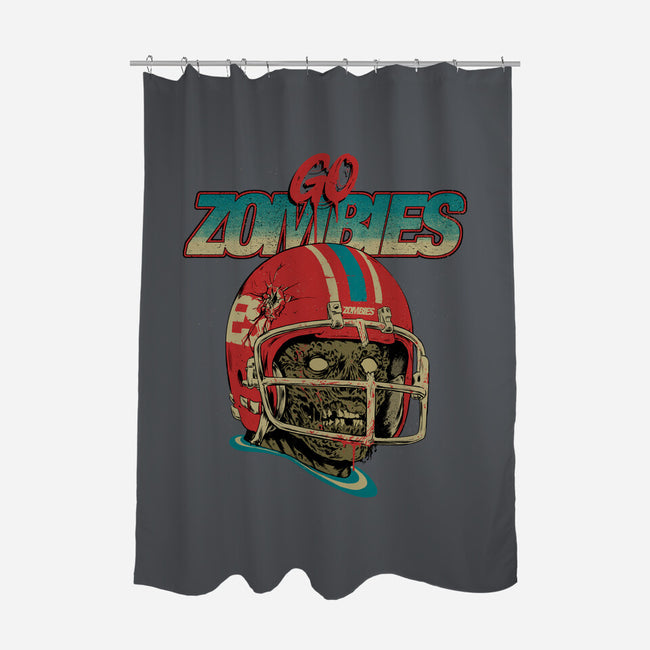 Go Zombies-None-Polyester-Shower Curtain-Hafaell