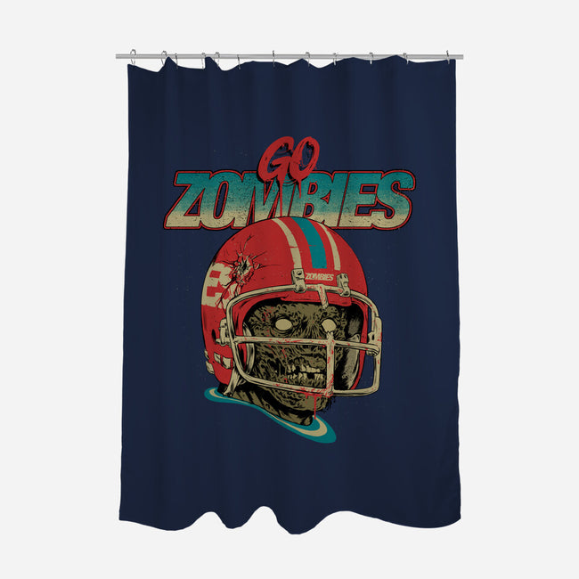 Go Zombies-None-Polyester-Shower Curtain-Hafaell