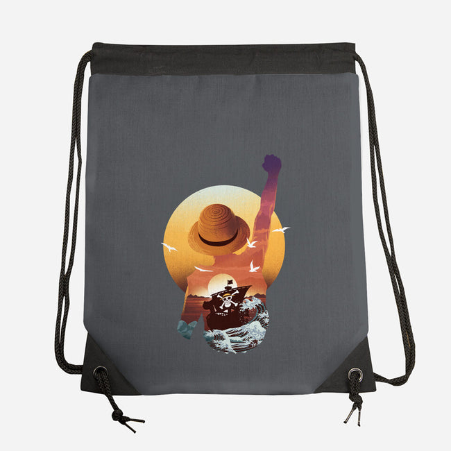 Praise The Sun King Pirate-None-Drawstring-Bag-dandingeroz