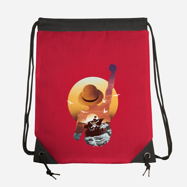 Praise The Sun King Pirate-None-Drawstring-Bag-dandingeroz