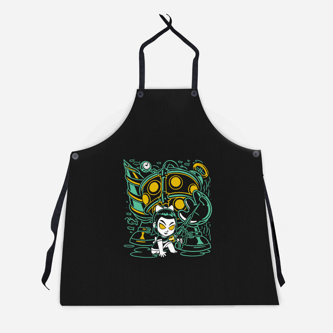 Undersea Guardians-Unisex-Kitchen-Apron-estudiofitas