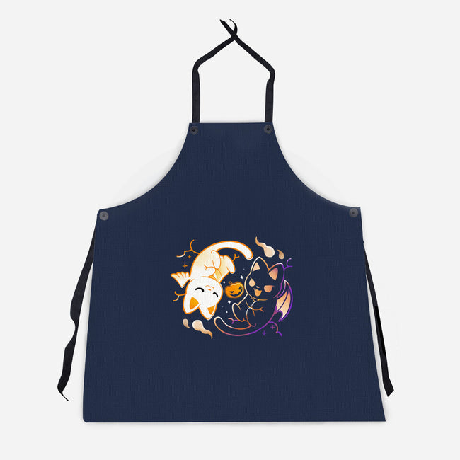 Spooky Kittens-Unisex-Kitchen-Apron-Vallina84