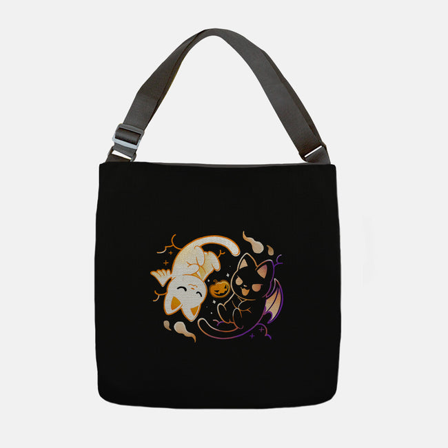 Spooky Kittens-None-Adjustable Tote-Bag-Vallina84