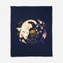 Spooky Kittens-None-Fleece-Blanket-Vallina84