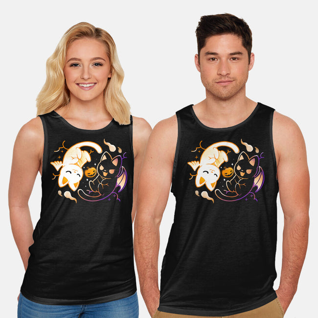 Spooky Kittens-Unisex-Basic-Tank-Vallina84