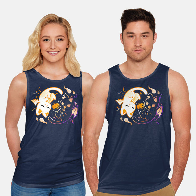 Spooky Kittens-Unisex-Basic-Tank-Vallina84