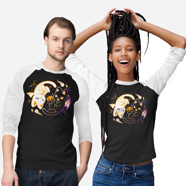 Spooky Kittens-Unisex-Baseball-Tee-Vallina84