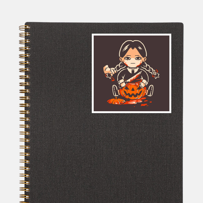 Pumpkin Death Trap-None-Glossy-Sticker-eduely