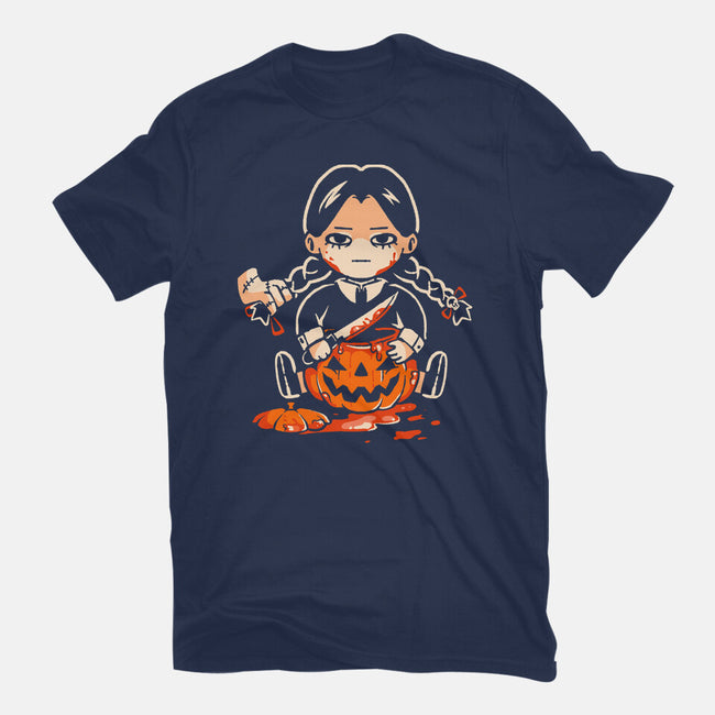 Pumpkin Death Trap-Mens-Basic-Tee-eduely