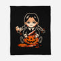 Pumpkin Death Trap-None-Fleece-Blanket-eduely