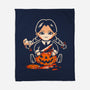 Pumpkin Death Trap-None-Fleece-Blanket-eduely