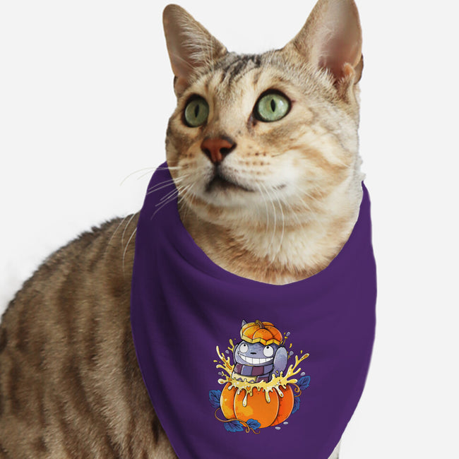 Neighbor Pumpkin-Cat-Bandana-Pet Collar-Vallina84