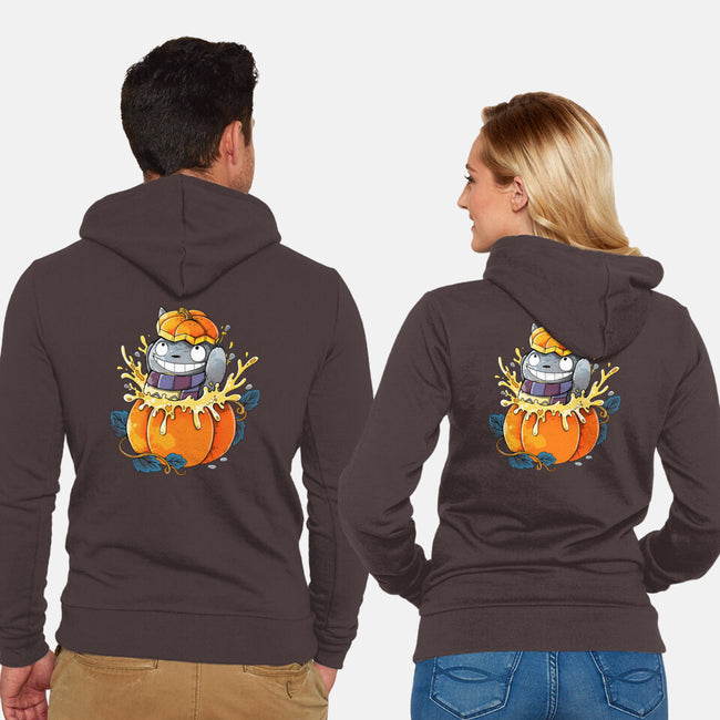 Neighbor Pumpkin-Unisex-Zip-Up-Sweatshirt-Vallina84