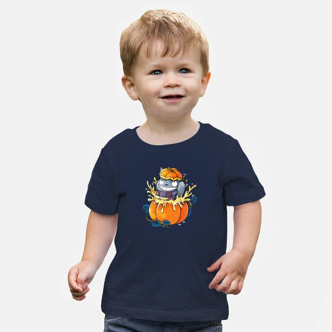 Neighbor Pumpkin-Baby-Basic-Tee-Vallina84