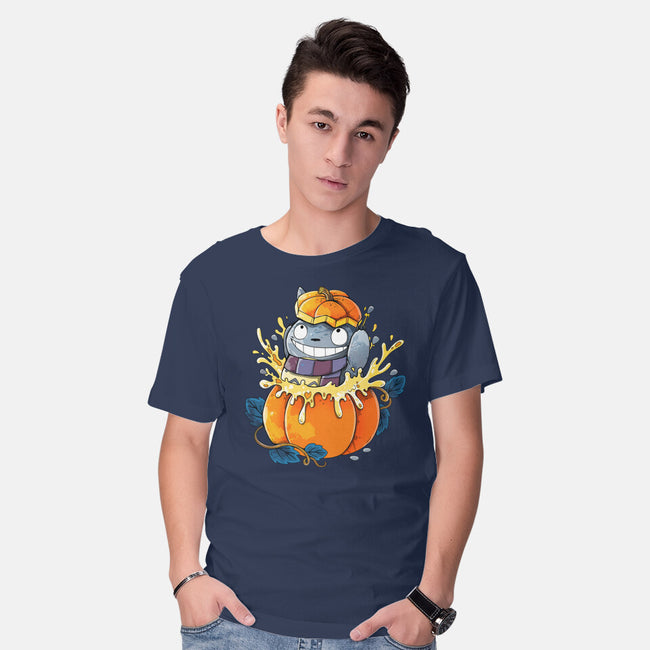 Neighbor Pumpkin-Mens-Basic-Tee-Vallina84