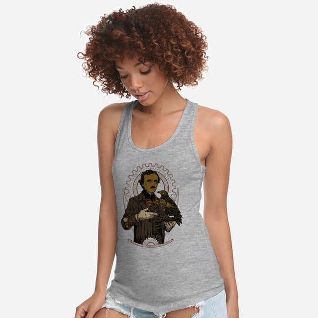 Edgar SteamPoe-Womens-Racerback-Tank-Hafaell