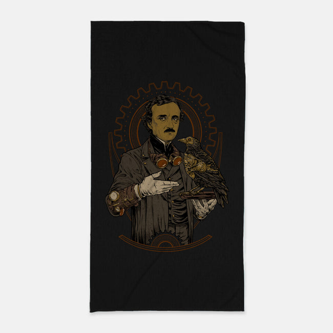 Edgar SteamPoe-None-Beach-Towel-Hafaell