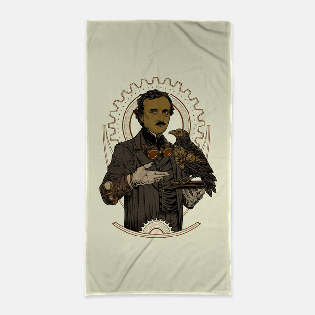 Edgar SteamPoe-None-Beach-Towel-Hafaell