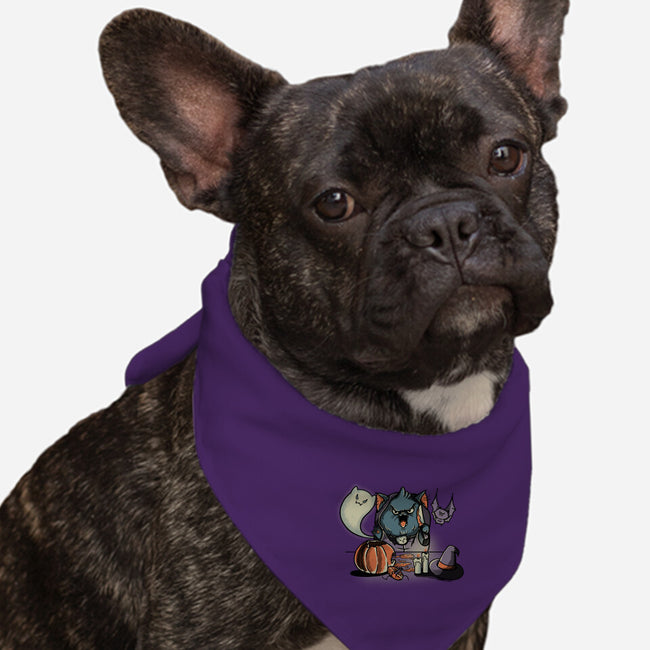 I Feel Spooky-Dog-Bandana-Pet Collar-Freecheese