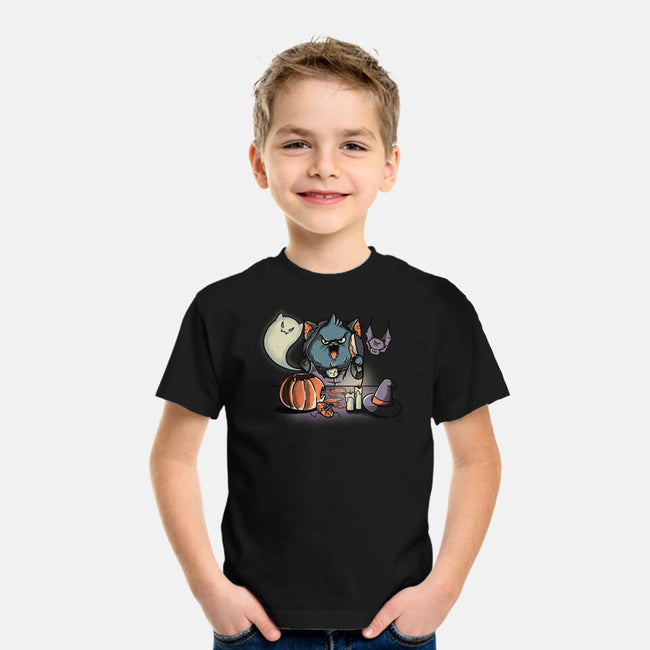 I Feel Spooky-Youth-Basic-Tee-Freecheese