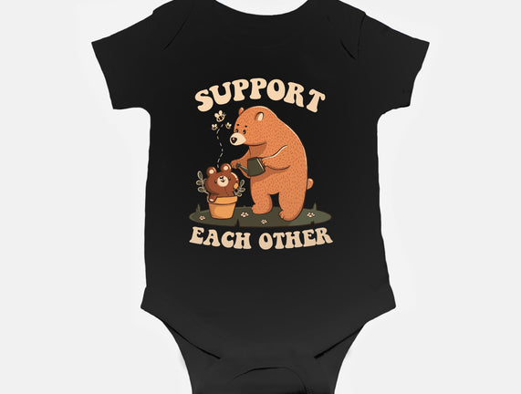 Support Each Other Lovely Bears