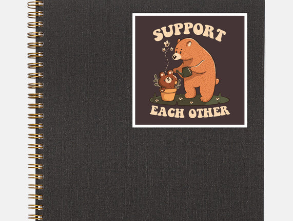 Support Each Other Lovely Bears