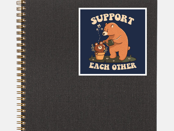 Support Each Other Lovely Bears