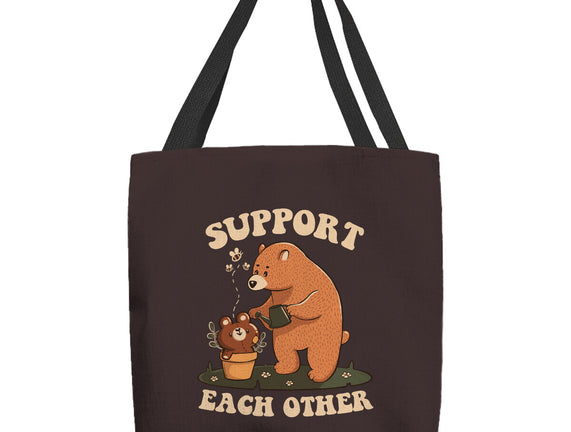 Support Each Other Lovely Bears