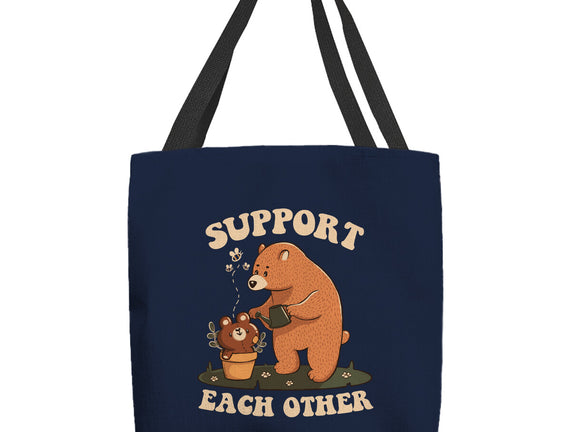 Support Each Other Lovely Bears