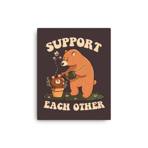 Support Each Other Lovely Bears